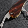 Soft Machine Nomad Dandy Tortoiseshell Acetate and Brass Corkscrew - CU