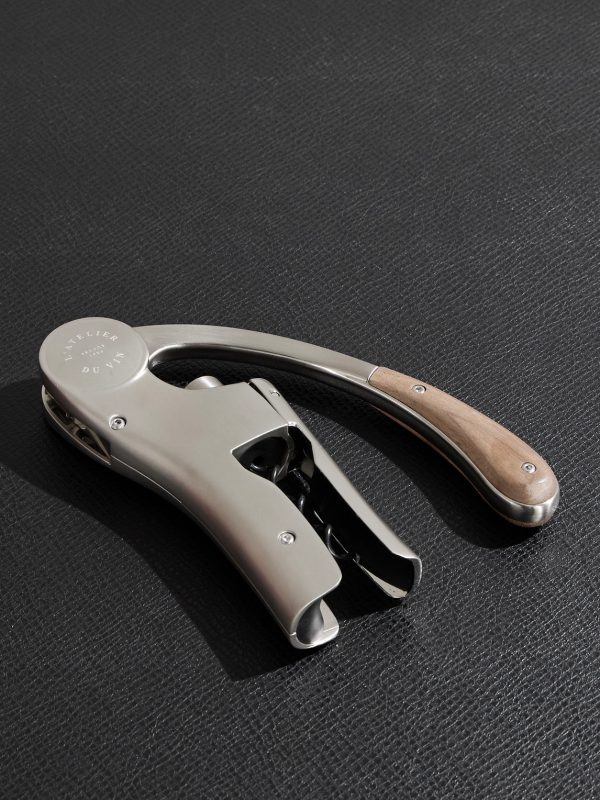Oeno Motion Trésor Silver-Tone and Walnut Corkscrew - E1 Oeno Motion Trésor Silver-Tone and Walnut Corkscrew - E1