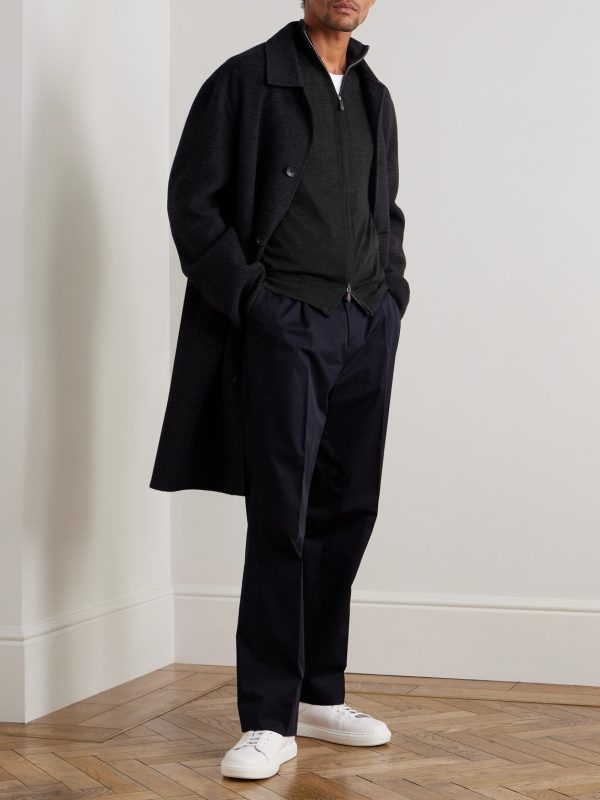 +Stanley Tucci Cashmere and Silk-Blend Zip-Up Cardigan - OU +Stanley Tucci Cashmere and Silk-Blend Zip-Up Cardigan - OU