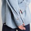 + HOORSENBUHS Two-Tone Denim Shirt - CU + HOORSENBUHS Two-Tone Denim Shirt - CU