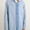 + HOORSENBUHS Two-Tone Denim Shirt - FR + HOORSENBUHS Two-Tone Denim Shirt - FR