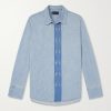 + HOORSENBUHS Two-Tone Denim Shirt + HOORSENBUHS Two-Tone Denim Shirt