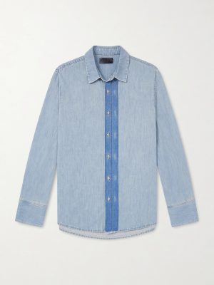 + HOORSENBUHS Two-Tone Denim Shirt + HOORSENBUHS Two-Tone Denim Shirt