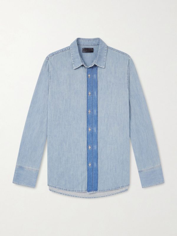 + HOORSENBUHS Two-Tone Denim Shirt + HOORSENBUHS Two-Tone Denim Shirt