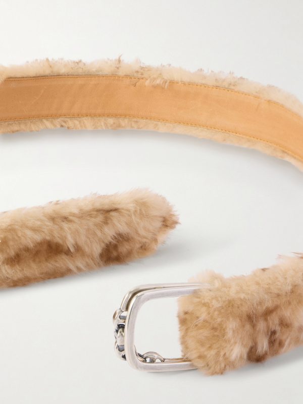 + HOORSENBUHS 3.5cm Shearling Belt - CU + HOORSENBUHS 3.5cm Shearling Belt - CU