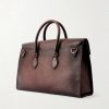 E'Mio Full-Grain Leather Briefcase - BK E'Mio Full-Grain Leather Briefcase - BK