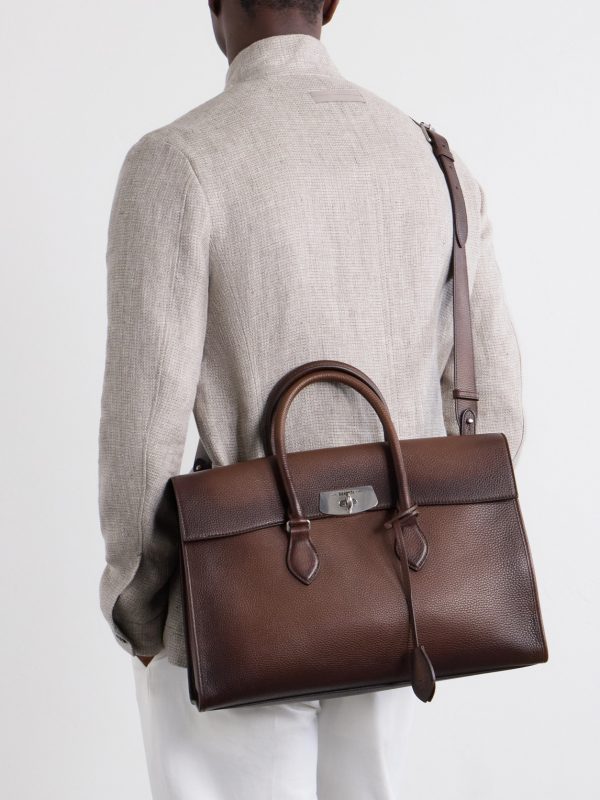 E'Mio Full-Grain Leather Briefcase - FR E'Mio Full-Grain Leather Briefcase - FR