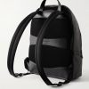 Time Off Full-Grained Leather Backpack - BK Time Off Full-Grained Leather Backpack - BK
