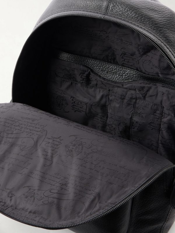 Time Off Full-Grained Leather Backpack - E1 Time Off Full-Grained Leather Backpack - E1