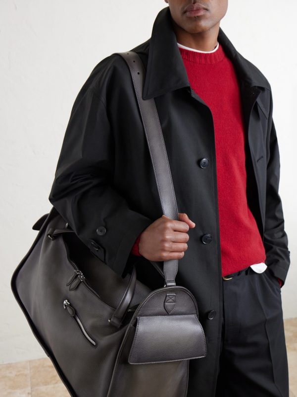 Periple Full-Grained Leather Weekend Bag - E2