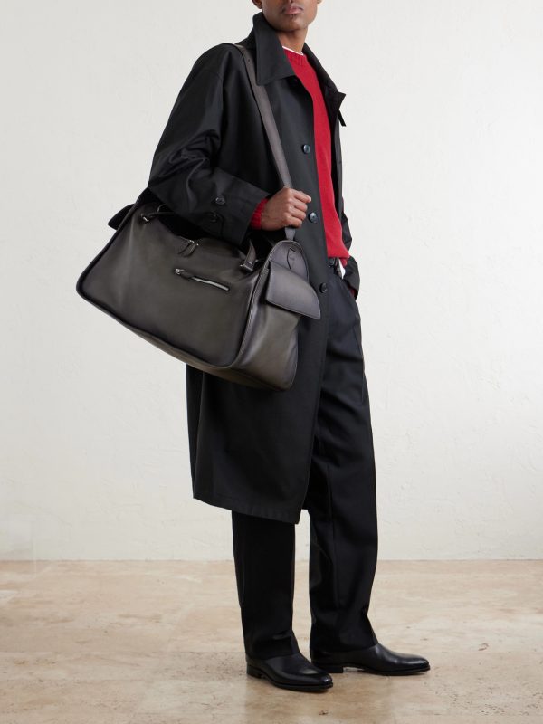Periple Full-Grained Leather Weekend Bag - FR