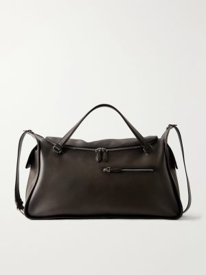 Periple Full-Grained Leather Weekend Bag