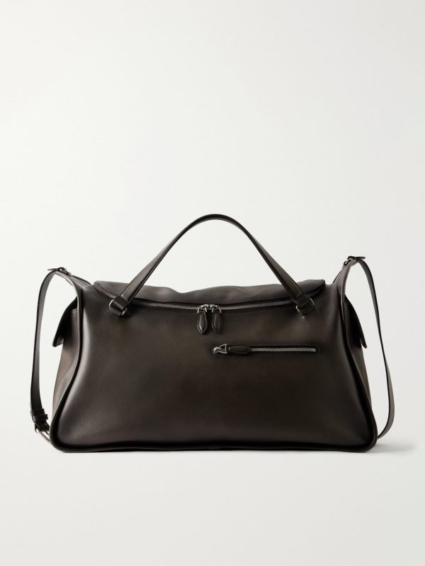 Periple Full-Grained Leather Weekend Bag