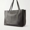 Leather Tote Bag - BK