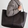 Leather Tote Bag - FR