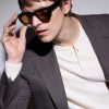 Walker Square-Frame Acetate Sunglasses - BK
