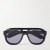 Jasper Aviator-Style Acetate Sunglasses Jasper Aviator-Style Acetate Sunglasses