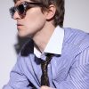 Dealan Square-Frame Acetate Sunglasses - BK Dealan Square-Frame Acetate Sunglasses - BK