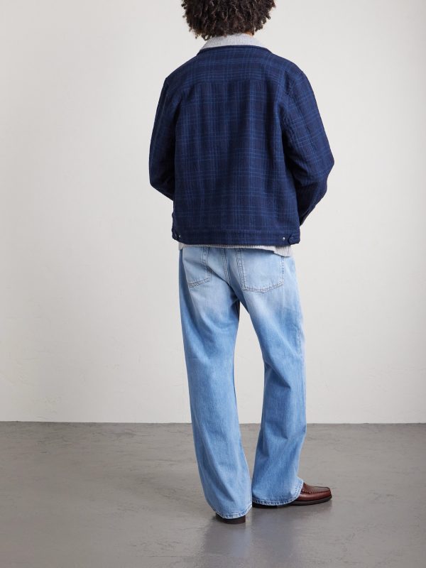 Chain Checked Cotton and Wool-Blend Jacket - BK