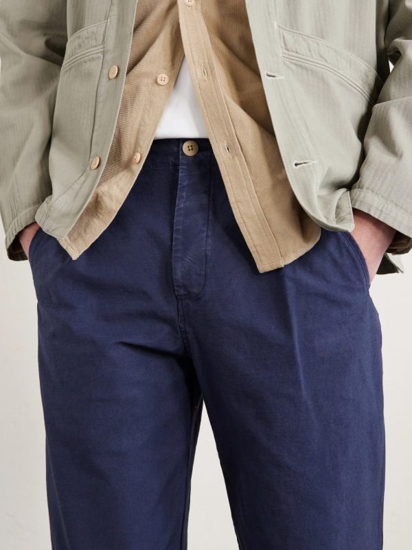 Assembly Slim-Fit Pleated Cotton-Twill Trousers - CU Assembly Slim-Fit Pleated Cotton-Twill Trousers - CU