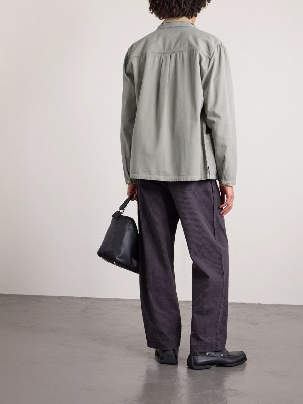Meyer Cotton-Herringbone Shirt - BK