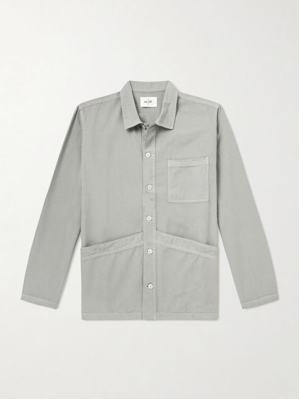 Meyer Cotton-Herringbone Shirt