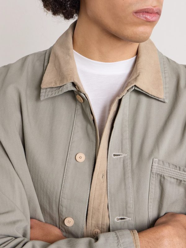 Direction Garment-Dyed Cotton-Corduroy Shirt - CU Direction Garment-Dyed Cotton-Corduroy Shirt - CU