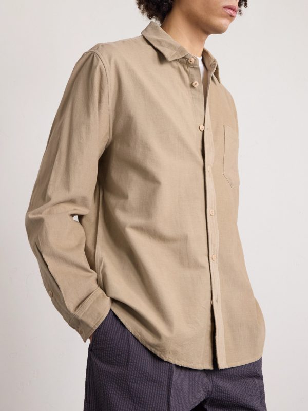 Direction Garment-Dyed Cotton-Corduroy Shirt - FR Direction Garment-Dyed Cotton-Corduroy Shirt - FR