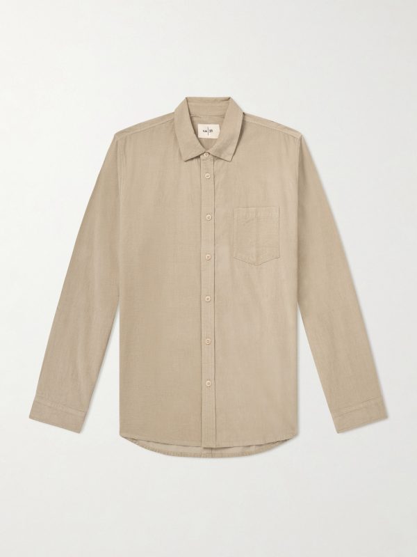 Direction Garment-Dyed Cotton-Corduroy Shirt Direction Garment-Dyed Cotton-Corduroy Shirt