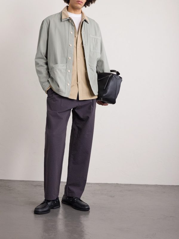 Direction Garment-Dyed Cotton-Corduroy Shirt - OU Direction Garment-Dyed Cotton-Corduroy Shirt - OU