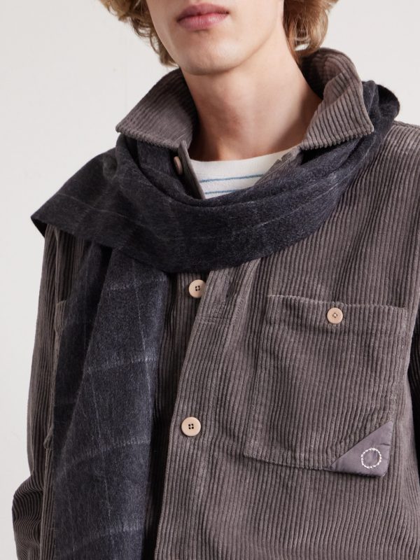 Anniversary Patch Cotton-Corduroy Overshirt - CU Anniversary Patch Cotton-Corduroy Overshirt - CU