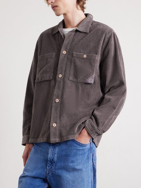 Anniversary Patch Cotton-Corduroy Overshirt - FR Anniversary Patch Cotton-Corduroy Overshirt - FR