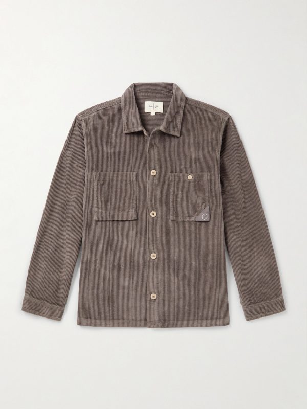 Anniversary Patch Cotton-Corduroy Overshirt Anniversary Patch Cotton-Corduroy Overshirt