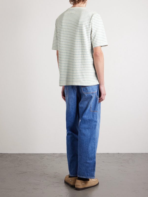Striped Cotton T-Shirt - BK Striped Cotton T-Shirt - BK