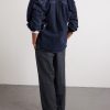 Wide-Leg Cotton Trousers - BK