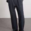 Wide-Leg Cotton Trousers - FR