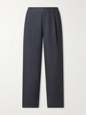 Wide-Leg Cotton Trousers Wide-Leg Cotton Trousers