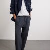 Wide-Leg Cotton Trousers - OU