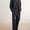Wide-Leg Cotton Trousers - OU2