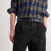 Assembly Straight-Leg Pleated Cotton-Blend Trousers - E1