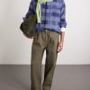 Straight-Leg Cotton-Blend Ripstop Trousers - OU