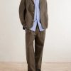 Straight-Leg Cotton-Blend Ripstop Trousers - OU2