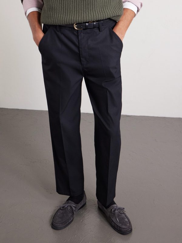 Slim-Fit Cotton-Blend Trousers - FR Slim-Fit Cotton-Blend Trousers - FR