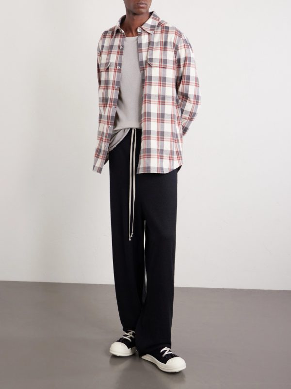 Tapered Boiled-Cashmere Sweatpants - OU Tapered Boiled-Cashmere Sweatpants - OU