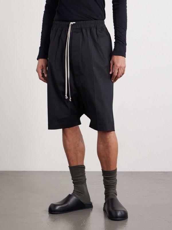 Rick's Pods Straight-Leg Organic Cotton-Blend Poplin Shorts - FR Rick's Pods Straight-Leg Organic Cotton-Blend Poplin Shorts - FR
