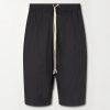 Rick's Pods Straight-Leg Organic Cotton-Blend Poplin Shorts Rick's Pods Straight-Leg Organic Cotton-Blend Poplin Shorts