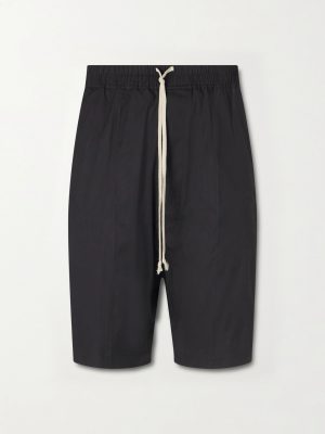 Rick's Pods Straight-Leg Organic Cotton-Blend Poplin Shorts Rick's Pods Straight-Leg Organic Cotton-Blend Poplin Shorts