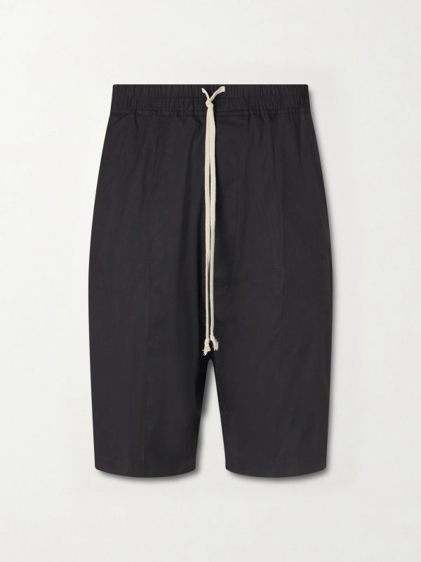Rick's Pods Straight-Leg Organic Cotton-Blend Poplin Shorts Rick's Pods Straight-Leg Organic Cotton-Blend Poplin Shorts