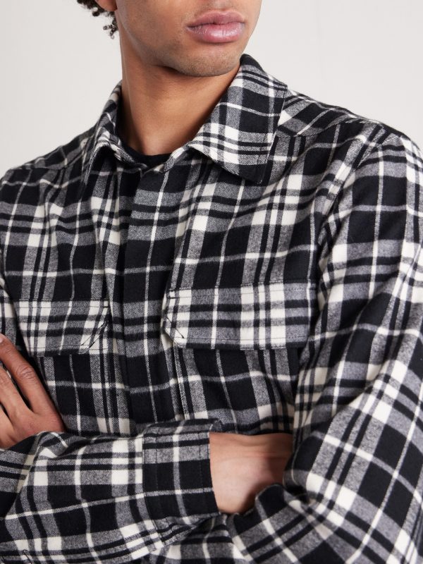 Checked Cotton-Flannel Shirt - CU Checked Cotton-Flannel Shirt - CU