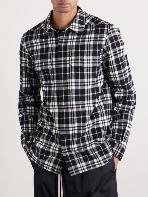 Checked Cotton-Flannel Shirt - FR Checked Cotton-Flannel Shirt - FR